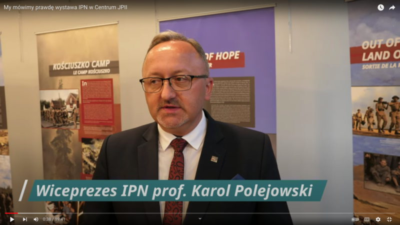 V-ce Prezes IPN prof. Karol Polejowski. (foto: Goniec.net)